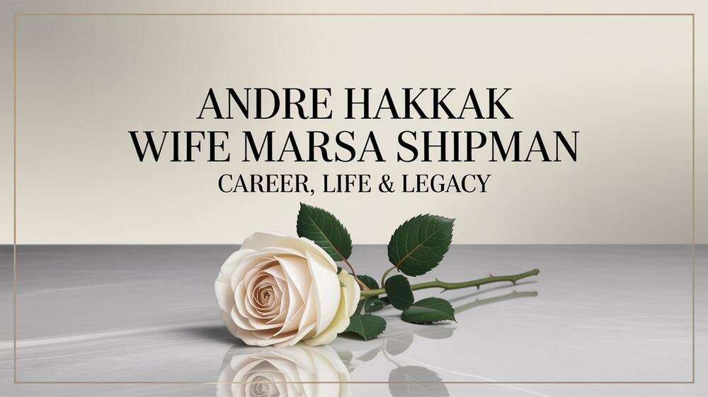 Andre Hakkak Wife Marissa Shipman Career, Life & Legacy